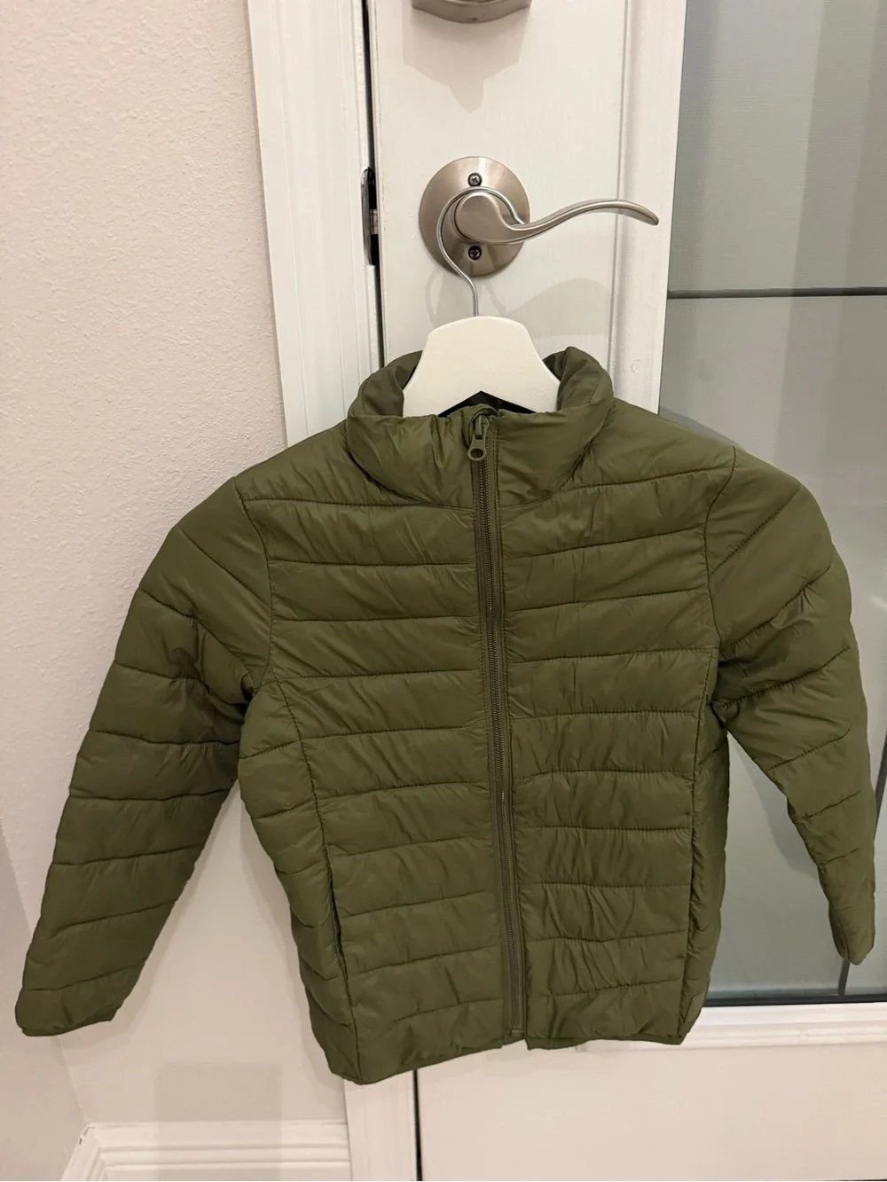 GAP Olive Green Quilted Puffer Jacket